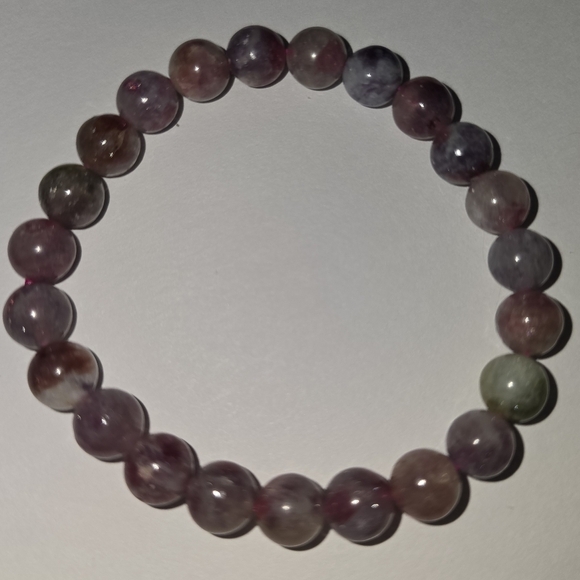 8mm Watermelon Tourmaline bracelet - Picture 3 of 4